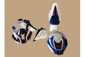 Verkleidungen Motorrad Lackiert + Tankabdeckung, Schrauben, Schnellverschlüsse BHP418