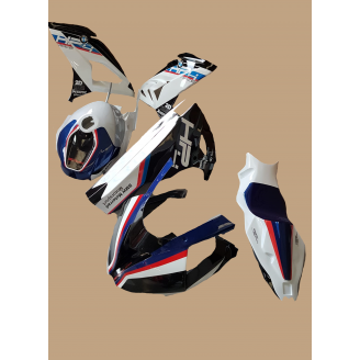 Carenados Barnizado + cubre deposito, tornillos, tornillos rapidos BHP418