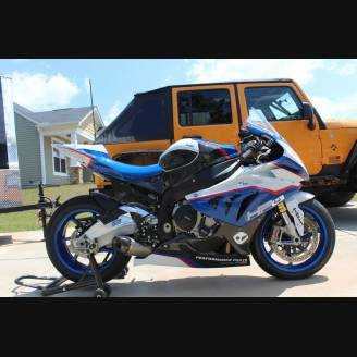 Complete and painted fairings + tank cover, screws, fasteners HP4