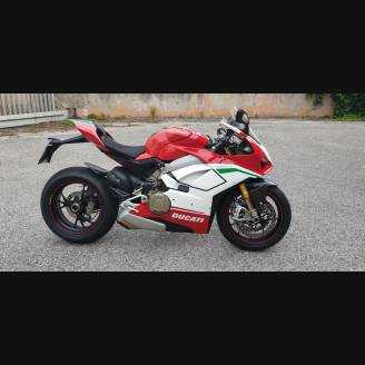 Complete and painted fairings in abs Ducati Panigale V4 for Akrapovic exhaust DUCV4 SP