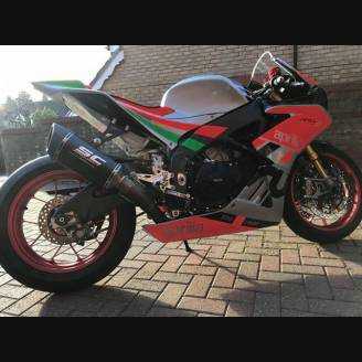 Carene verniciate RSV4RFW no Fluo