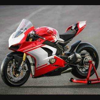 Carene ABS Verniciate Ducati Panigale V4 per scarico Akrapovic DUCV4 RDBL
