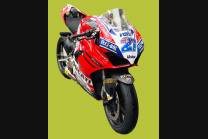 Complete and painted fairings in abs Ducati Panigale V4 for Akrapovic exhaust DUCV4 RFBL