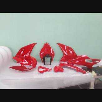 Carenados en abs pintados para la calle compatible con Ducati 848 1098 1198 + Pegatinas gratis