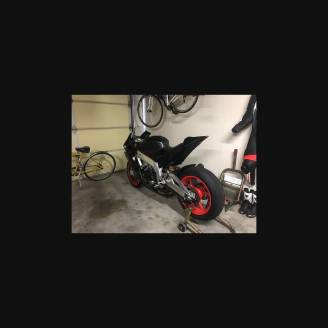 Carenage Racing Peint Aprilia RSV4 2009 - 2014 Matt Black - MXPCRV5402