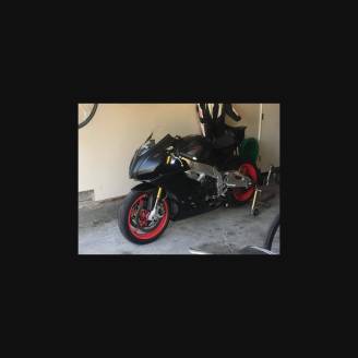 Carene Racing Verniciate Aprilia RSV4 2009 - 2014 Nera Opaca - MXPCRV5402