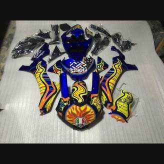 Painted street fairings in abs compatible with Yamaha R1 2015 - 2019 - MXPCAV11492