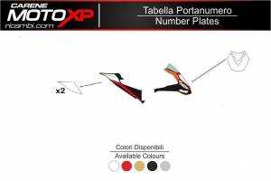 Placa porta número Aprilia RSV4 2015 al 2019 MXPKAV11972