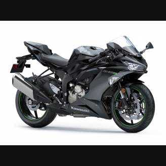 Carene stradali in abs verniciate compatibili con Kawasaki ZX6R 2009 - 2012 Matt Black - MXPCAV12091