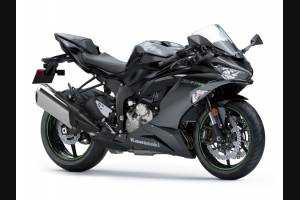 Carenage en abs pour la roue avec peinture compatible avec Kawasaki ZX6R 2009 - 2012 Matt Black - MXPCAV12091