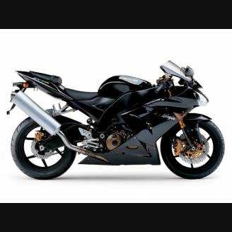 Carenage en abs pour la roue avec peinture compatible avec Kawasaki ZX10R 2004 - 2005 Matt Black - MXPCAV12093