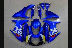 Lackierte Straße Verkleidung auf ABS kompatibel mit Suzuki Gsxr 600/750 2011 - 2018 - MXPCAV3130
