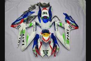 Painted street fairings in abs compatible with Suzuki Gsxr 600/750 2008 - 2010 - MXPCAV2148