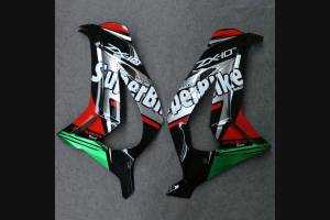 Carene stradali in abs verniciate compatibili con Kawasaki ZX10R 2016 - 2019 - MXPCAV12213
