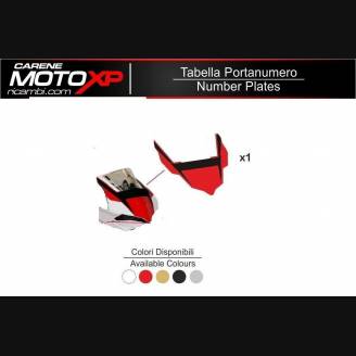 Tabella portanumero Ducati 899 1199 Panigale MXPKAV12220