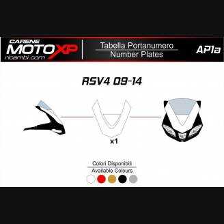 Startnummernschild Aprilia RSV4 2009 - 2014 MXPKAV11973
