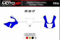 Placa porta número Yamaha R1 2015 - 2019 MXPKAV12015