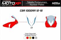 Tabella portanumero Honda Cbr 1000 RR 2012 - 2016 MXPKAV11983