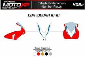 Placa porta número Honda Cbr 1000 RR 2012 - 2016 MXPKAV11983
