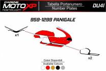 Number plate Ducati 959 1299 Panigale MXPKAV11979