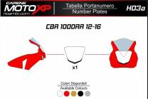 Startnummernschild Honda Cbr 1000 RR 2012 - 2016 MXPKAV11983
