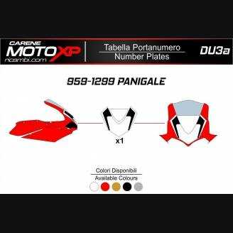 Number plate Ducati 959 1299 Panigale MXPKAV12230