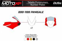 Number plate Ducati 899 1199 Panigale MXPKAV12233