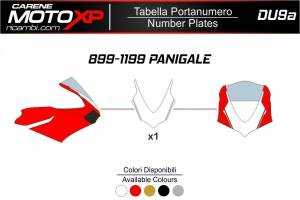 Number plate Ducati 899 1199 Panigale MXPKAV12233