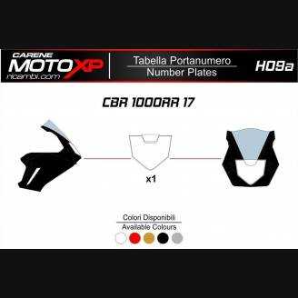 Startnummernschild Honda Cbr 1000 RR 2017 - 2019 MXPKAV11984