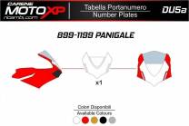 Plaque numero Ducati 899 1199 Panigale MXPKAV12239