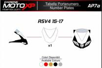 Number plate Aprilia RSV4 2015 al 2019 MXPKAV11972 