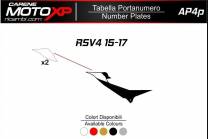 Startnummernschild Aprilia RSV4 2015 al 2019 MXPKAV12243