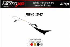 Tabella portanumero Aprilia RSV4 2015 al 2019 MXPKAV12243
