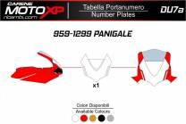 Number plate Ducati 959 1299 Panigale MXPKAV12237