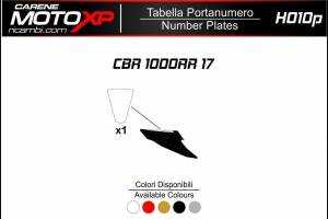 Number plate Honda Cbr 1000 RR 2017 - 2019 MXPKAV12250