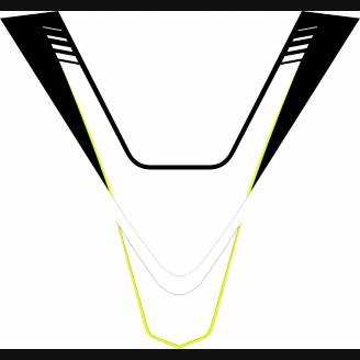 Plaque numero Kawasaki Zx10R 2016 - 2019 MXPKAV12002