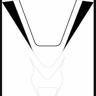 Number plate Kawasaki Zx10R 2016 - 2019 MXPKAV12260