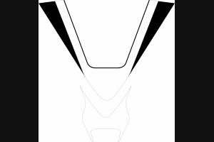 Plaque numero Kawasaki Zx10R 2016 - 2019 MXPKAV12260