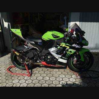 Lackierte Straße Verkleidung auf ABS kompatibel mit Kawasaki ZX10R 2008 - 2009 - MXPCAV12262