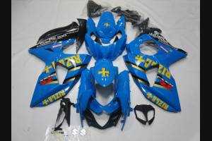 Painted street fairings in abs compatible with Suzuki Gsxr 1000 2009 - 2016 - MXPCAV3456