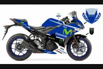 Painted street fairings in abs compatible with Yamaha R25 R3 2015 - 2017 - MXPCAV11745