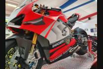 Carene stradali in abs verniciate compatibili con Ducati Panigale V4R per scarico Akrapovic - MXPCAV11937