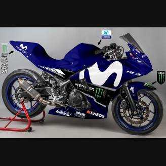 Carene Racing Verniciate Yamaha R3 2015 - 2018 - MXPCRV6942