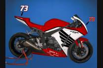Lackierte Rennverkleidung Honda Cbr 1000 RR 2012 - 2016 - MXPCRV7686