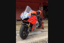 Carene Racing Verniciate Ducati Panigale V4 V4S + copriserbatoio, viti, ganci rapidi fluo - MXPCRV11781 2