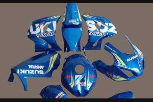 Lackierte Rennverkleidung Suzuki Gsxr 1000 2017 - 2019 + Tankabdeckung, Schrauben, Schnellverschlüsse - MXPCRV11887