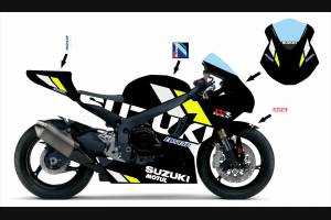 Carenage Racing Peint Suzuki Gsxr 600/750 2011 -2018 - MXPCRV12396