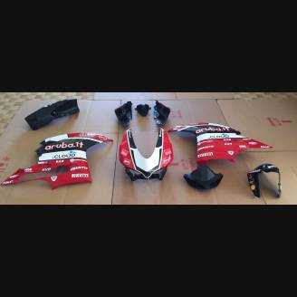 Racing Ducati 959 1299 Panigale Complete and painted fairings with back seat original seat Aruba SBK16