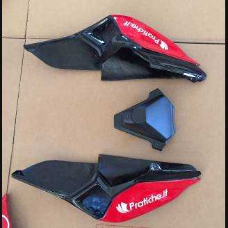 Racing Ducati 959 1299 Panigale Complete and painted fairings with back seat original seat Aruba SBK16