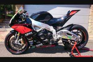 Carene racing Aprilia RSV4 2009 - 2014 verniciate + viti con gommino, ganci rapidi MXPCRV12452